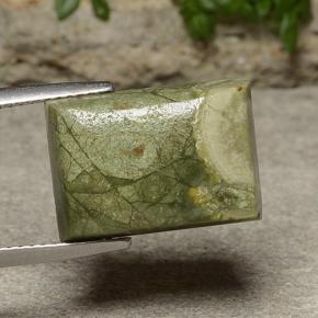 Jaspe multicolor natural de 9,00 ct, baguette, opaco