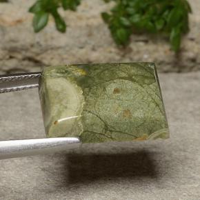 Jaspe multicolor natural de 9,00 ct, baguette, opaco