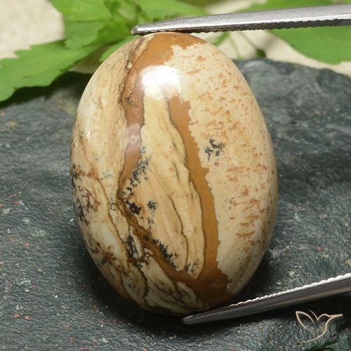 36.65ct Natural Multicolor Jaspe, Ovalada, Opaco
