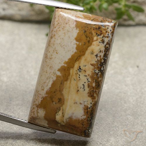 26.55ct Natural Multicolor Jaspe, Corte Baguette, Opaco