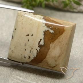 Jaspe Multicolor natural de 29.59 ct, Corte Baguette, Opaco