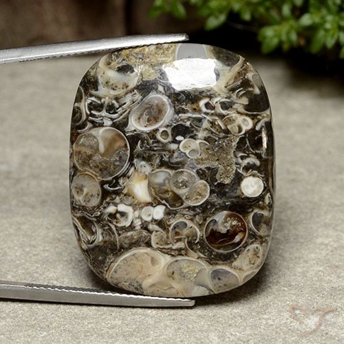 38.76ct Natural Multicolor Jaspe, Forma Cojín, Opaco
