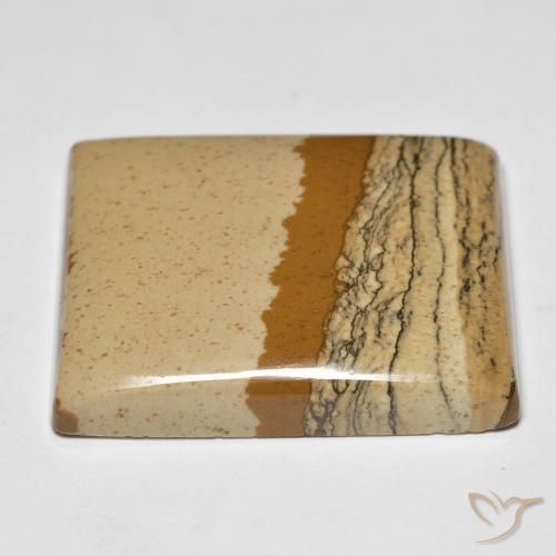 Jaspe Multicolor natural de 41.84 ct, Corte Baguette, Opaco