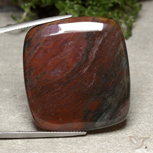 51.51ct Natural Multicolor Jaspe, Forma Cojín, Opaco