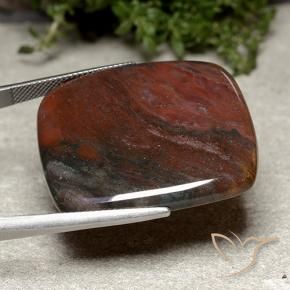 Jaspe Multicolor natural de 51.51 ct, Forma Cojín, Opaco