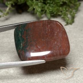 Jaspe Multicolor natural de 30.25 ct, Forma Cojín, Opaco