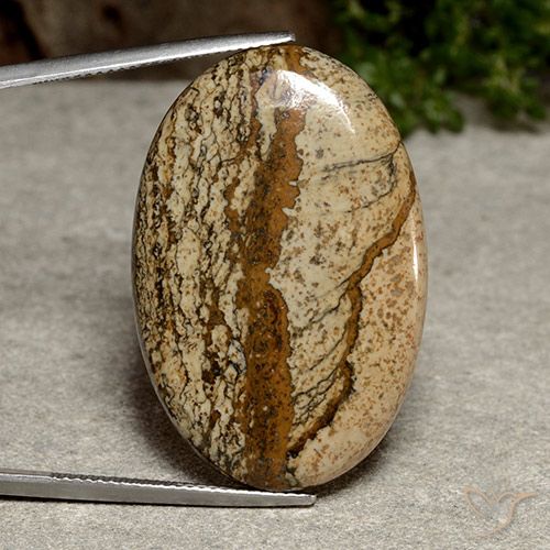 34.86ct Natural Multicolor Jaspe, Ovalada, Opaco