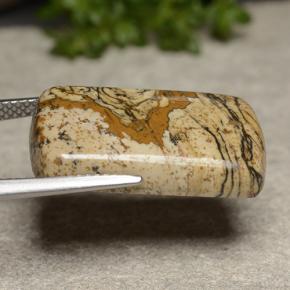 Jaspe multicolor natural de 13,18 ct, corte cojín, opaco