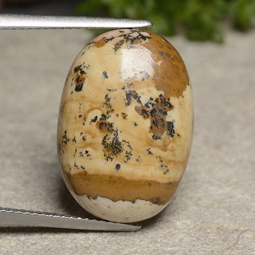 14.50ct Natural Multicolor Jaspe, Ovalada, Opaco