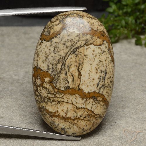 40.46ct Natural Multicolor Jaspe, Ovalada, Opaco