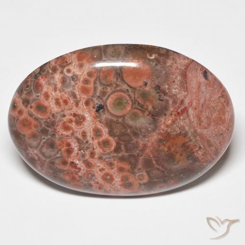 25.58ct Natural Multicolor Jaspe, Ovalada, Opaco