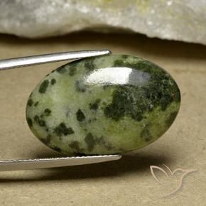 Jaspe Multicolor natural de 17.99 ct, Ovalada, Opaco