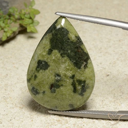 25.25ct Natural Multicolor Jaspe, En forma de pera, Opaco