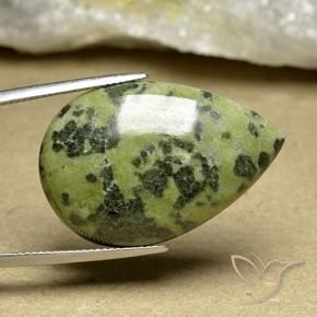 Jaspe Multicolor natural de 31.45 ct, En forma de pera, Opaco