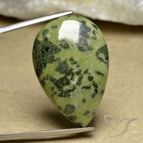Jaspe Multicolor natural de 31.45 ct, En forma de pera, Opaco