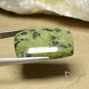 Jaspe multicolor natural de 25,51 ct, corte cojín, opaco