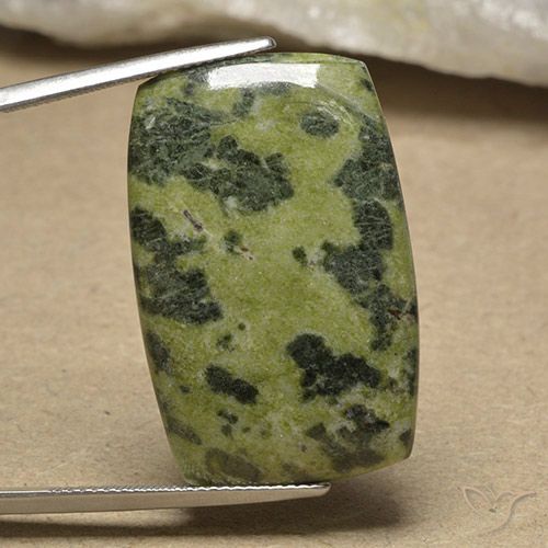 32.77ct Natural Multicolor Jaspe, Forma Cojín, Opaco