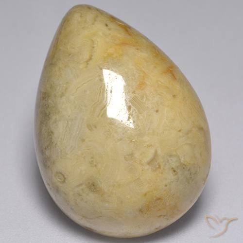 25.97ct Natural Multicolor Jaspe, En forma de pera, Opaco