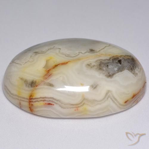 Jaspe Multicolor natural de 42.94 ct, Ovalada, Opaco