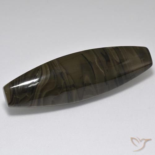 Jaspe Marrón oscuro natural de 22.30 ct, Elegante, Opaco