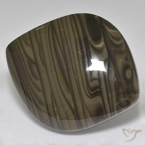 Jaspe Marrón chocolate oscuro natural de 32.00 ct, Elegante, Opaco