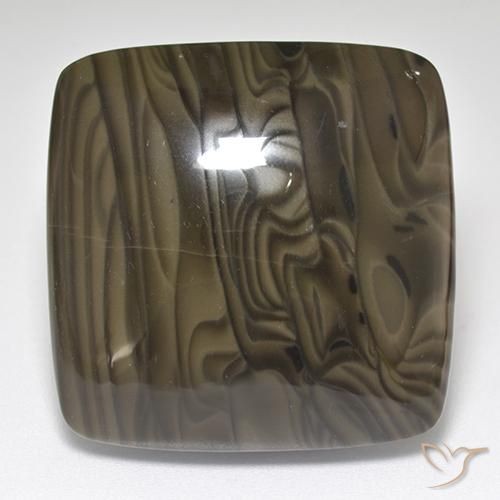 45.97ct Natural Marrón cedro Jaspe, Forma Cojín, Opaco