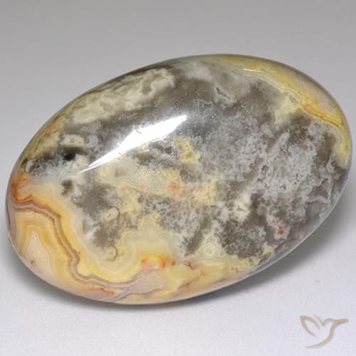 Jaspe Multicolor natural de 51.53 ct, Ovalada, Opaco
