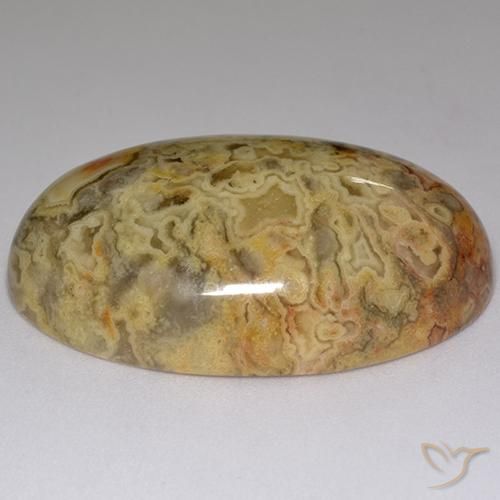 Jaspe Multicolor natural de 59.84 ct, Ovalada, Opaco