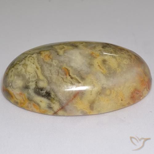 Jaspe Multicolor natural de 59.96 ct, Ovalada, Opaco