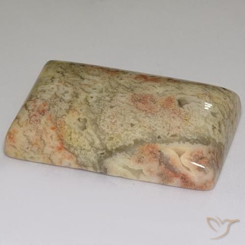 Jaspe Multicolor natural de 67.86 ct, Corte Baguette, Opaco