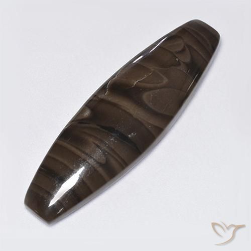 19.13ct Natural Marrón medio Jaspe, Elegante, Opaco