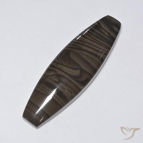 21.96ct Natural Marrón medio Jaspe, Elegante, Opaco