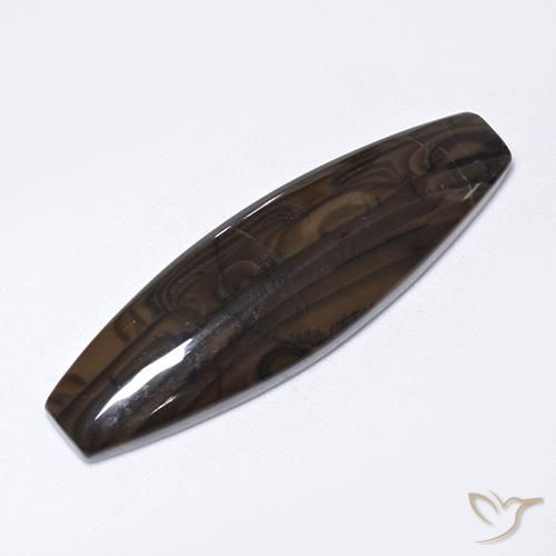21.33ct Natural Marrón chocolate Jaspe, Elegante, Opaco