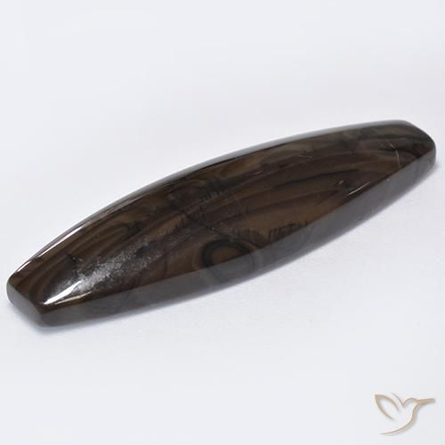 Jaspe Marrón chocolate natural de 21.33 ct, Elegante, Opaco
