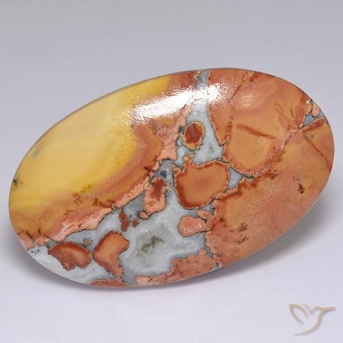 60.01ct Natural Multicolor Jaspe, Ovalada, Opaco