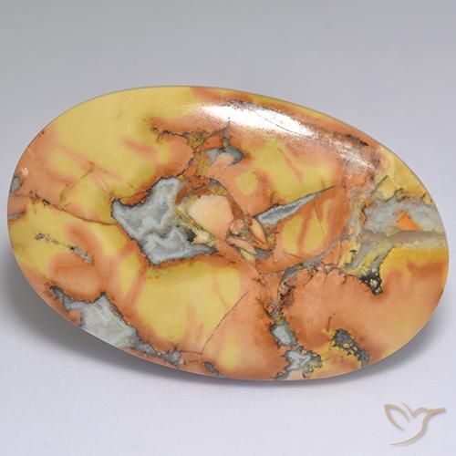Jaspe Multicolor natural de 57.58 ct, Ovalada, Opaco