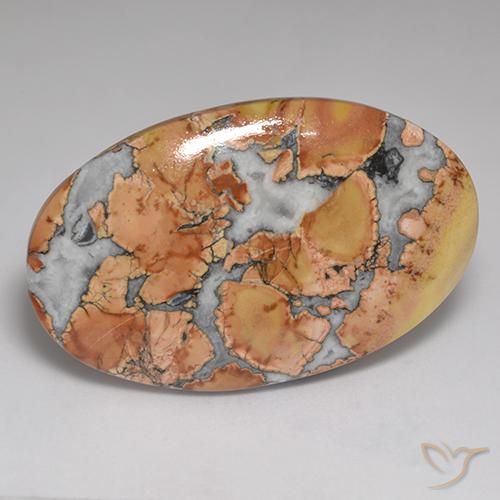 57.90ct Natural Multicolor Jaspe, Ovalada, Opaco