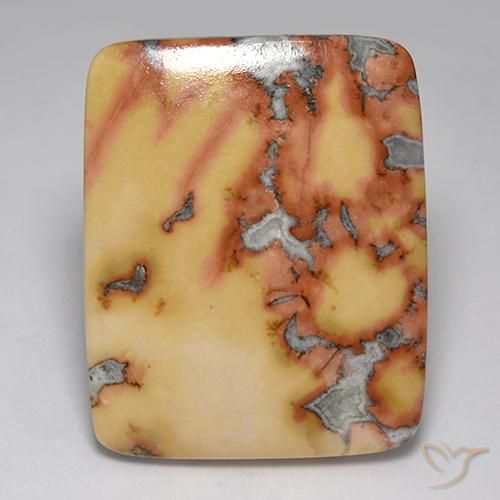 65.37ct Natural Multicolor Jaspe, Forma Cojín, Opaco