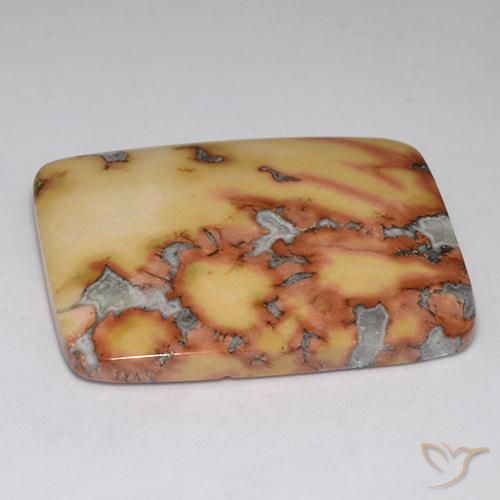 Jaspe Multicolor natural de 65.37 ct, Forma Cojín, Opaco