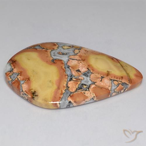 Jaspe Multicolor natural de 47.77 ct, Elegante, Opaco