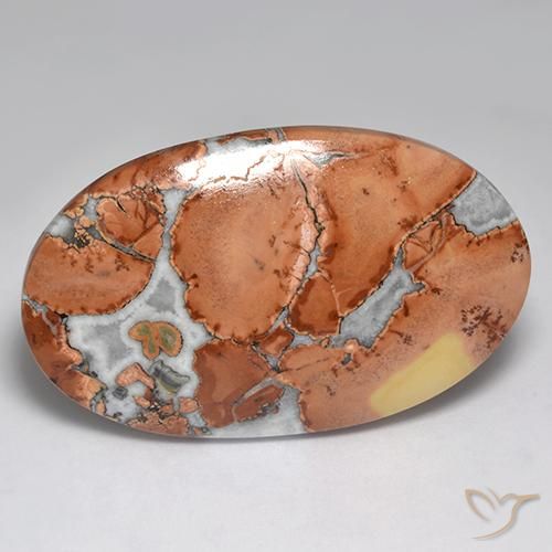 68.68ct Natural Multicolor Jaspe, Ovalada, Opaco