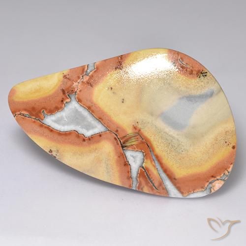 Jaspe Multicolor natural de 35.36 ct, Elegante, Opaco