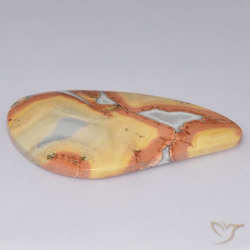 Jaspe Multicolor natural de 35.36 ct, Elegante, Opaco
