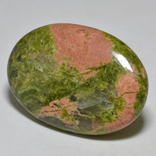 Jaspe Multicolor natural de 25.51 ct, Corte Óvalo, Opaco