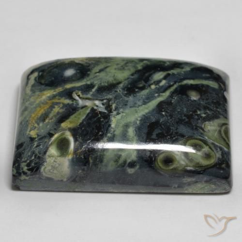 Jaspe Multicolor natural de 50.87 ct, Corte Baguette, Opaco