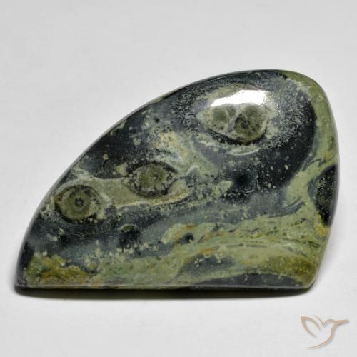 Jaspe Multicolor natural de 49.65 ct, Elegante, Opaco