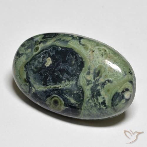 Jaspe Multicolor natural de 33.58 ct, Ovalada, Opaco