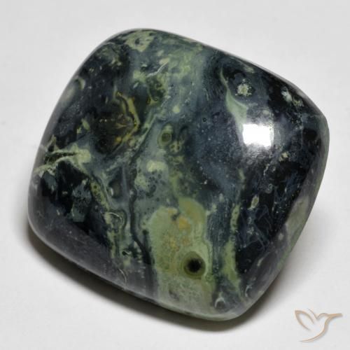 33.52ct Natural Multicolor Jaspe, Forma Cojín, Opaco