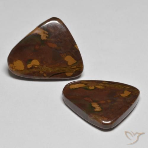 Gemas de Jaspe Multicolor natural de 16.64 ct, Elegante, Opaco