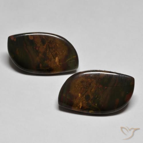 14.51ctw Natural Multicolor Jaspe, Elegante, Opaco